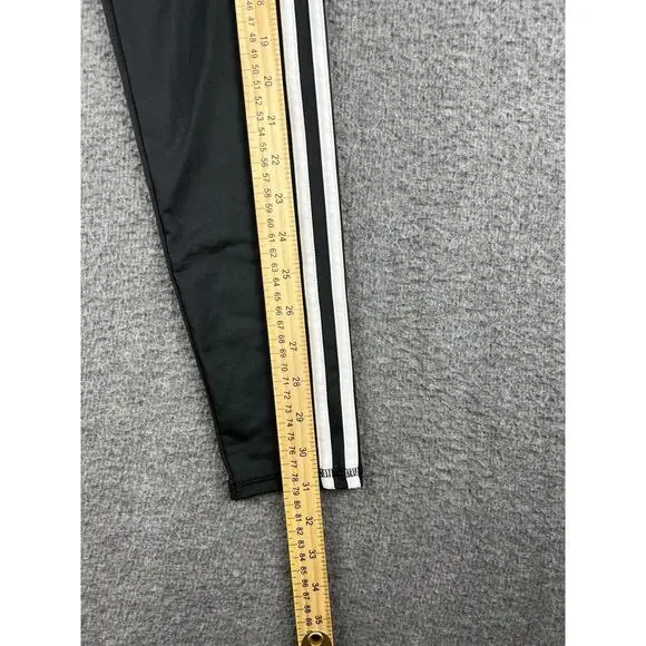 Adidas Kids Black Sweatpants with White Stripes‎ Size Medium (10-12) - Picture 6 of 9